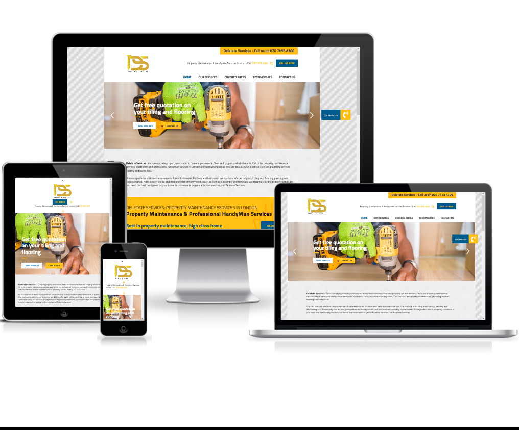 Deletate Services website