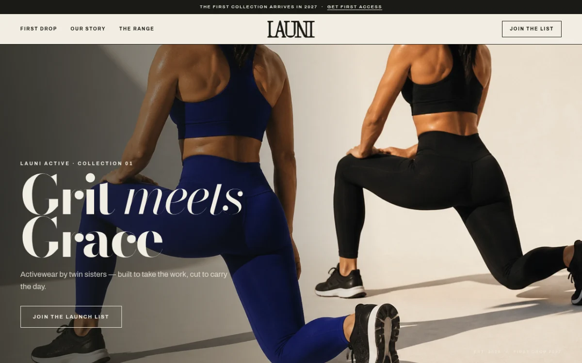 Shop Launi website
